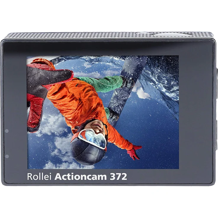 Rollei Actioncam 372 - Action-Camcorder mit Full HD Video Auflösung 1080-30 fps, bis 30 m wasserfest - Schwarz – Bild 3