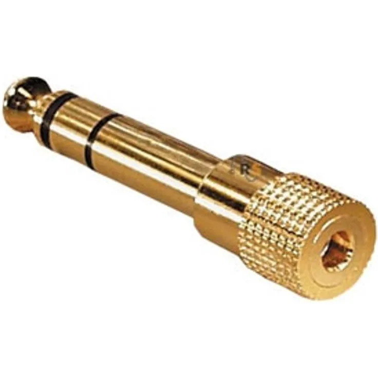 Adapter Klinkenstecker 6,3mm auf Klinkenkupplung 3,5mm