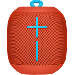Ultimate Ears Wonderboom Tragbarer Bluetooth-Lautsprecher, Überraschend Starker Sound, Wasserdicht, Verbinde 2 Lautsprecher für Lautstarken Hi-Fi Sound, 10-Stunden Akkulaufzeit - Fireball Red-rot