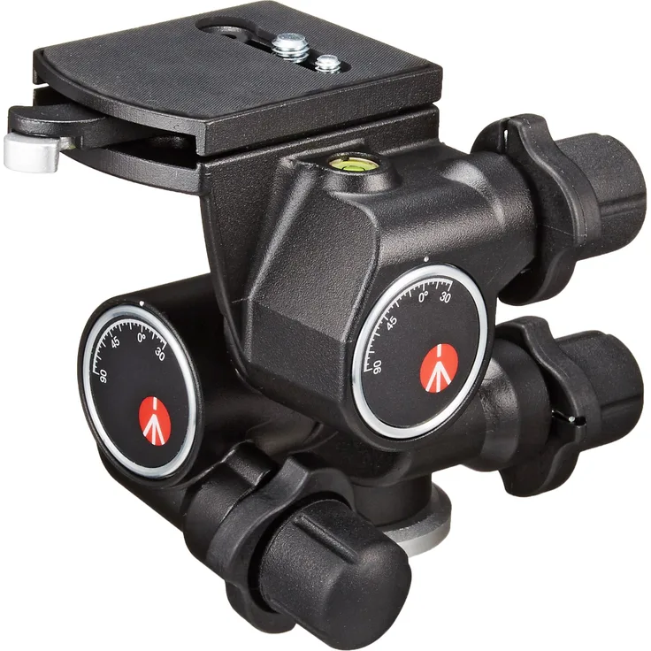 Manfrotto MA 410 Getriebeneiger Junior (90-105 Grad Winkelauswahl), schwarz