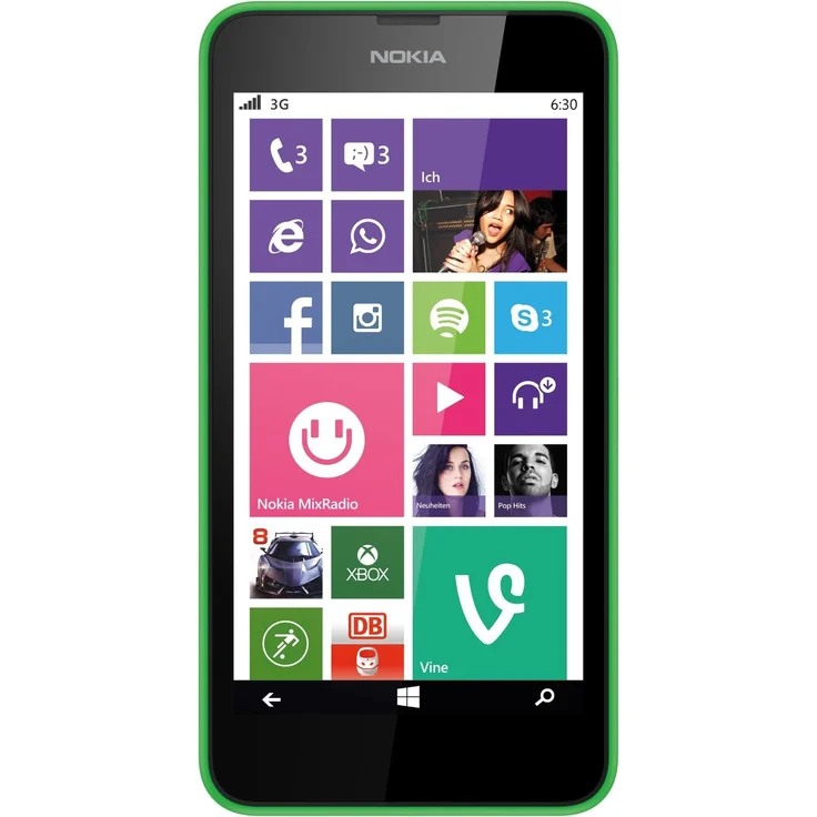 Nokia Lumia 630 8GB Grün  – Bild 1