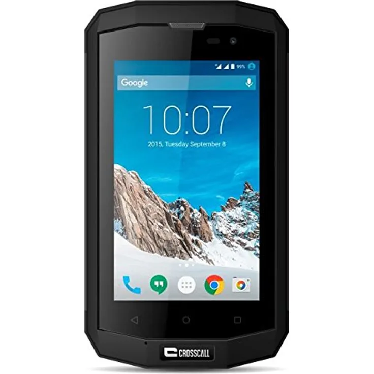 Crosscall Trekker S1 Smartphone 10,16cm (4 Zoll) Display, 8GB interner Speicher, 1GB RAM, Dual-SIM, Android, Schwarz