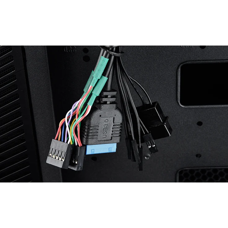 DeepCool ATX Mid Tower 3 Stück Add-RGB Lüfter vorinstalliert-unterstützt E-ATX MB Gehäuse MATREXX 55 V3 ADD-RGB 3F – Bild 4