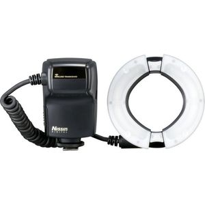 Bild für Nissin N059 MF18 Ringblitz für Nikon i-TTL über 4 LED Batt Magazin inkl. Adapterringe 52-58-62-67-72-77
