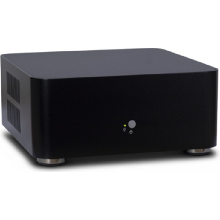 Inter-Tech ITX PC Gehäuse A80 mit 60 W Netzteil, schwarz