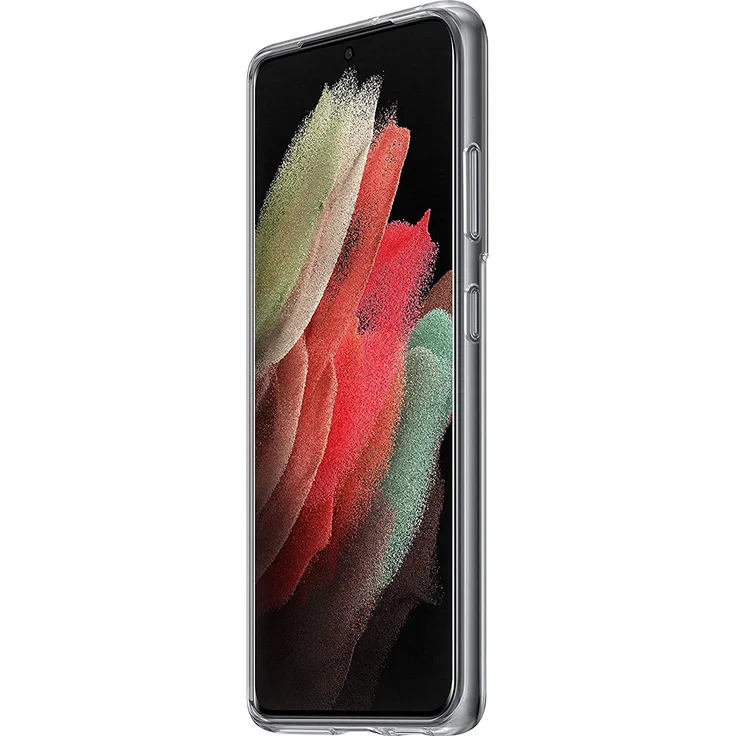 Samsung Clear Cover EF-QG998, geeignet für Samsung Galaxy S21 Ultra 5G, Handy-Schutzhülle, transparent