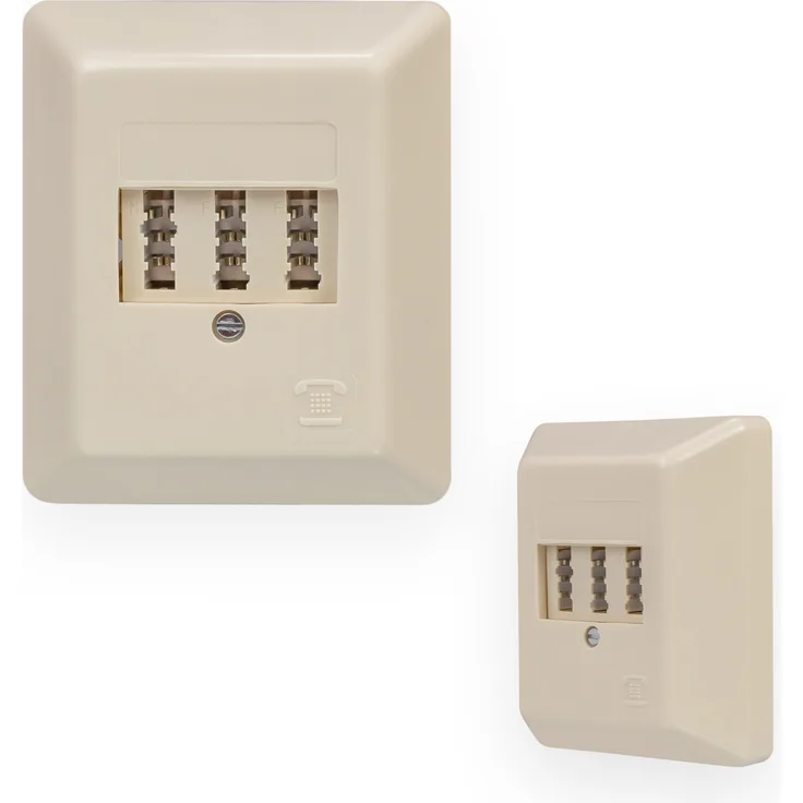 Telefon-Anschlussdose TAE NF-F AP