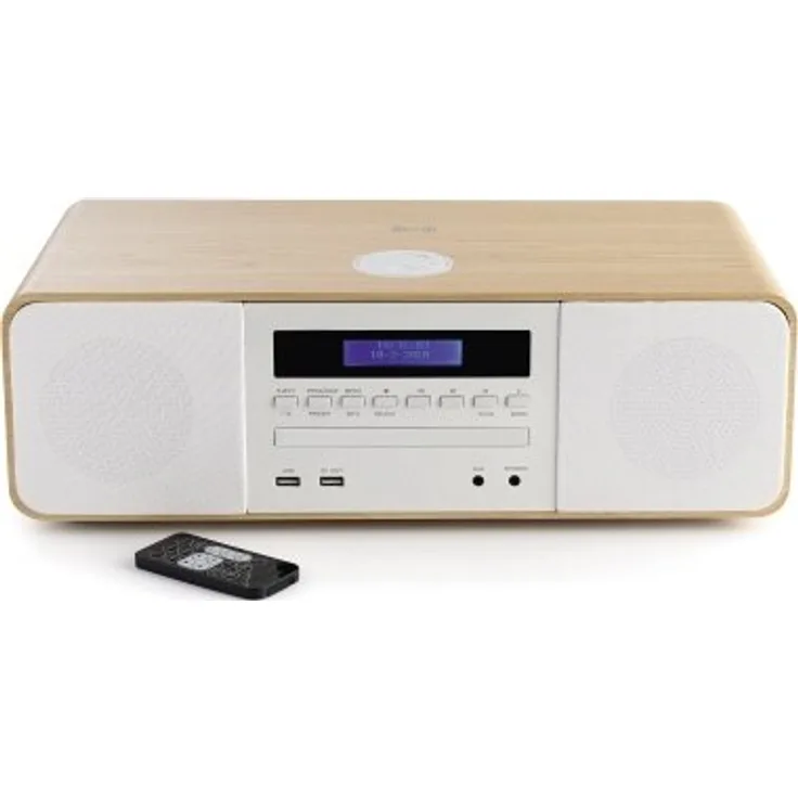Thomson MIC201IDABBT Home-Stereoanlage Heim-Audio-Mikrosystem Weiß, Holz 60 W - Home-Stereoanlagen (Heim-Audio-Mikrosystem, Weiß, Holz, 60 W, DAB+,FM, Automatischer Suchlauf, Digital)