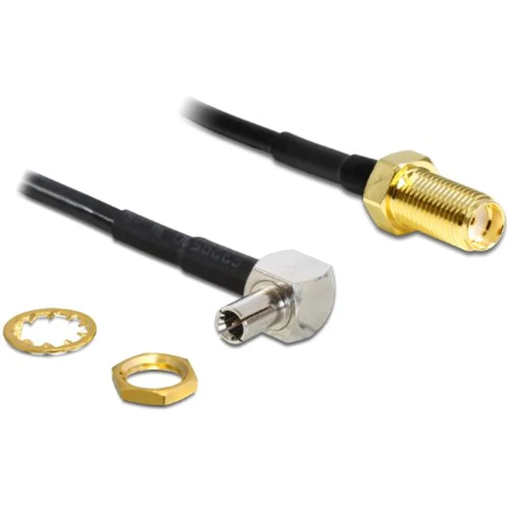 DeLock HF SMA Buchse zum Einbau > TS-9 90 Stecker 170mm