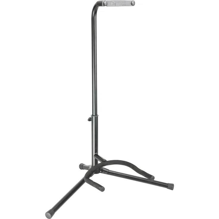 ah Stands SGS101 Gitarrenständer mit Schwanenhals als Gitarrenstativ für Akustik-, Bass- und E-Gitarre mit Anti-Kipp-Verschluss, schwarz