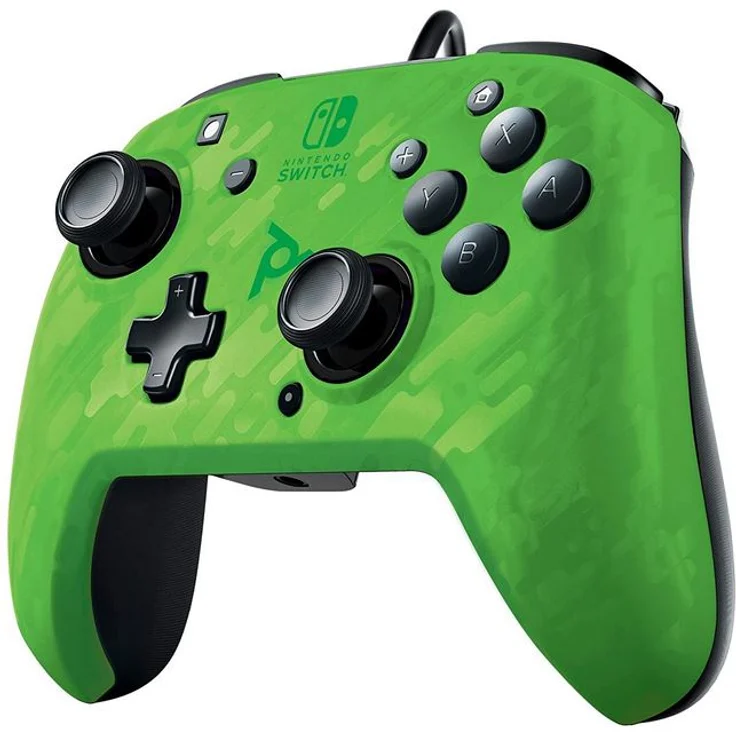 PDP Faceoff Deluxe+ Audio Wired Controller Grün, Schwarz (500-134-EU-CM03) (Switch) – Bild 1
