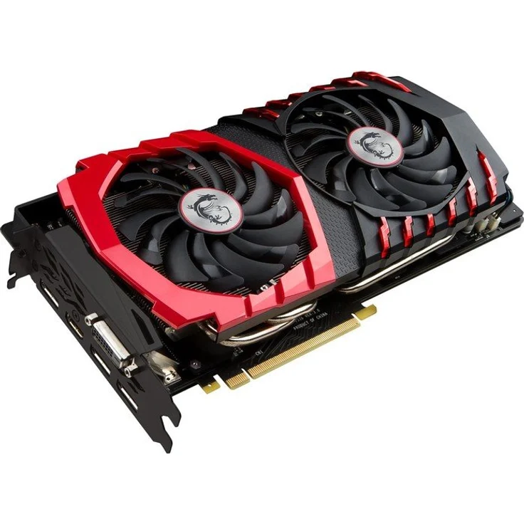 MSI NVIDIA GTX 1080 Gaming X 8G Grafikkarte (HDMI, DP, DL-DVI-D, 2 Slot Afterburner OC, VR Ready, 4K-optimiert) – Bild 2