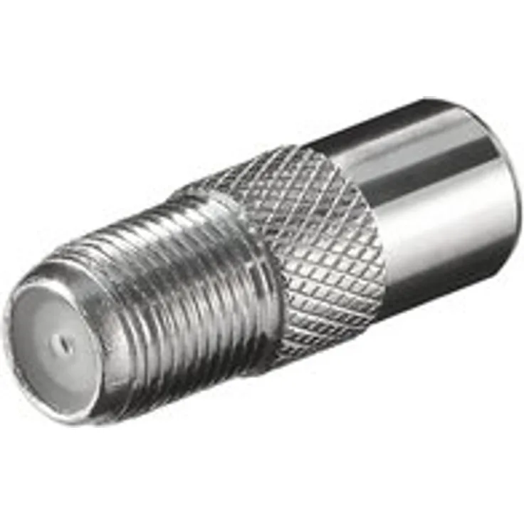 TV Antennenstecker Adapter Koaxial Stecker auf Sat F-Kupplung