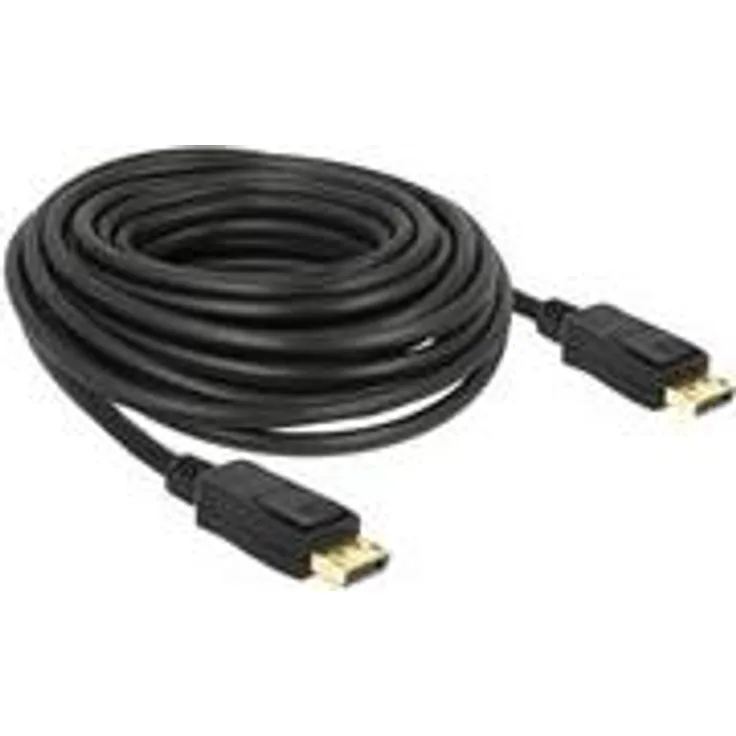 DeLOCK - Videokabel - DisplayPort (M) bis DisplayPort (M) - DisplayPort 1,2 - 10,0m - Schwarz (84862)