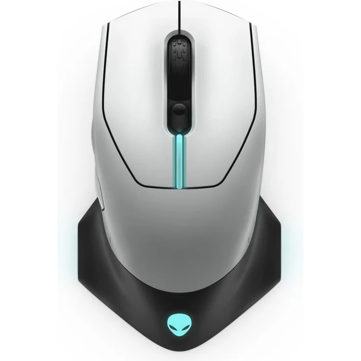 Dell Alienware 610M Wireless Gaming Mouse Lunar Light – Bild 1