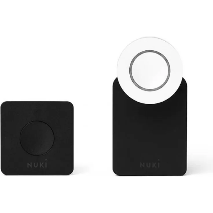 NUKI 220519 Combo 2.0 Smart Lock Elektronisches Türschloss, einfach nachrüstbar via Bluetooth, Bridge ermöglicht sperren aus der Ferne, iPhone & Android