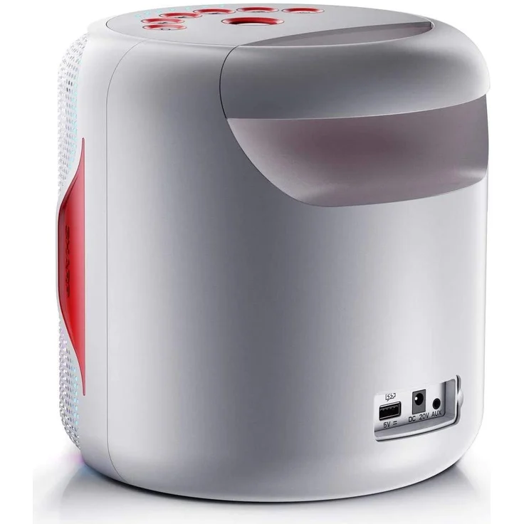 SHARP PS-919 (WH) Partylautsprecher, 14 Stunden Wiedergabezeit, Bluetooth, TWS: Koppeln eines weiteren Gerätes, Multicolor-Lichtshow mit verschiedenen Modi, Ultra-Bass-Einstellung, 130 Watt – Bild 4