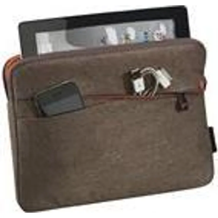 Pedea Tablet PC Tasche Fashion für 12,9 Zoll (32,8 cm) Schutzhülle Etui Case mit Zubehörfach, braun