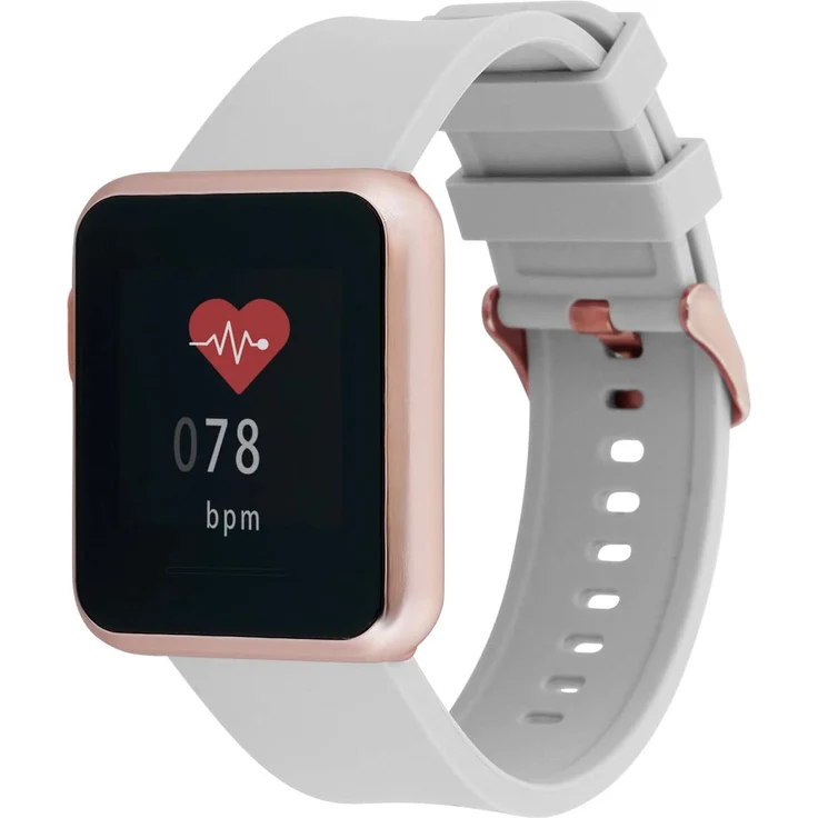 X-WATCH xlyne KETO Sun Reflect Smartwatch Unisex, Einheitsgröße, Metallgehäuse, Soft Grey – Bild 2
