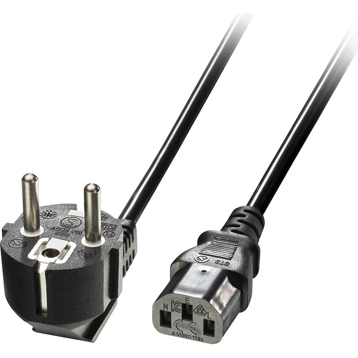 LINDY 30336 IEC-Netzkabel 3m Schwarz