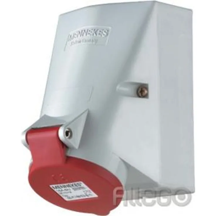 Mennekes 422 32A5P 4H 400V Wanddose TwinCONTACT IP44