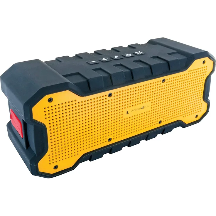 Schwaiger Aktivbox Bluetooth 5.0 IP67 2x6W schw.-gelb