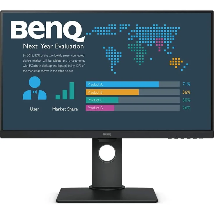 BenQ BL2780T - 27 Zoll, Full HD (1920 x 1080), IPS-Panel, 60Hz, 5ms, 250cd/m² (9H.LGYLB.QBE) – Bild 1