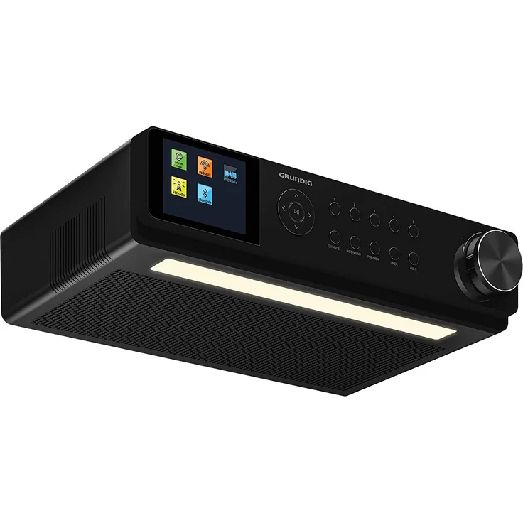 Grundig DKR 3000 BT Unterbauradio mit Bluetooth, WLAN, Wecker, TFT-Display, Wecker, geeignet für Küche, schwarz – Bild 3