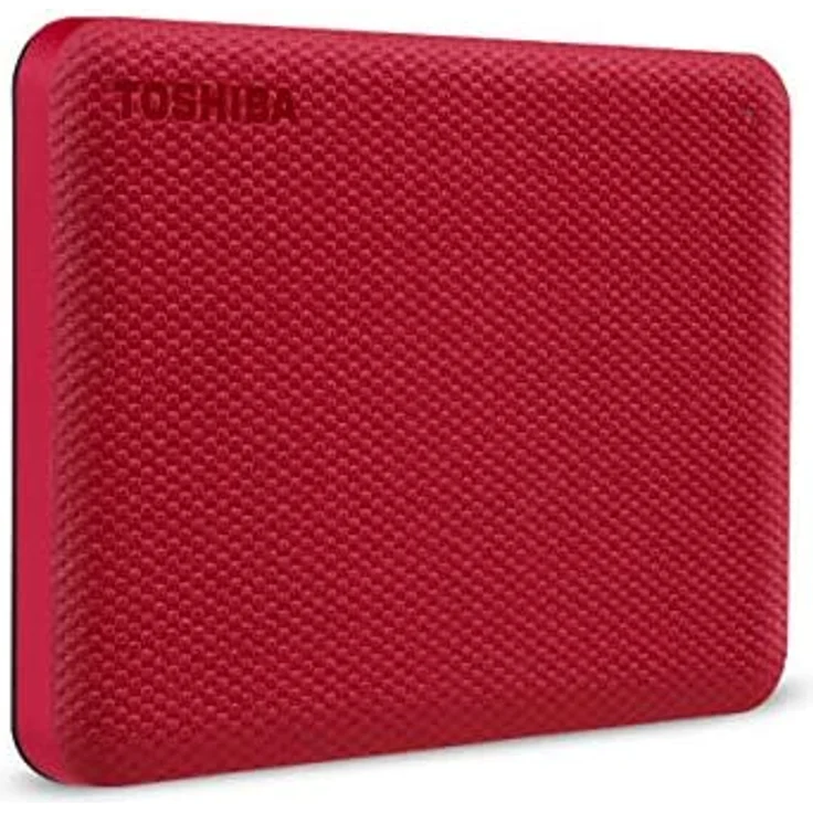 Toshiba Canvio Advance - Festplatte - 1 TB - extern (tragbar) - 2.5 Zoll (6.4 cm) - USB 3.2 Gen 1 - Rot (HDTCA10ER3AA) – Bild 3