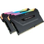 Corsair Vengeance RGB Pro 64GB (2x32GB) DDR4 3600 (PC4-28800) C18 Desktop Memory schwarz - Preisvergleich