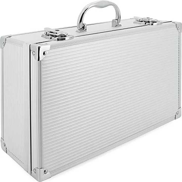 Aluminium Koffer Silber Leer (LxBxH) 353 x 202 x125 mm