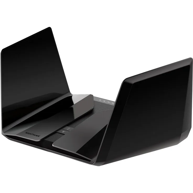 Netgear Nighthawk RAX200 WiFi 6 WLAN Router AX11000 (12-Stream Tri-Band AX12 mit bis zu 10,8 GBit-s, Abdeckung große Häuser und Wohnungen bis 175 m², kompatibel mit iPhone 11 und Samsung S20)