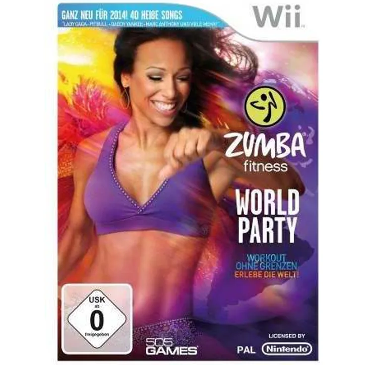 Zumba Fitness World Party (inkl. Hüftgürtel) (Wii)