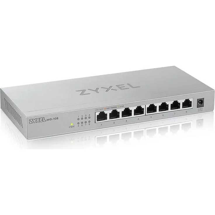 Zyxel MG-108 8 Port 2,5G MultiGig Switch unmanaged