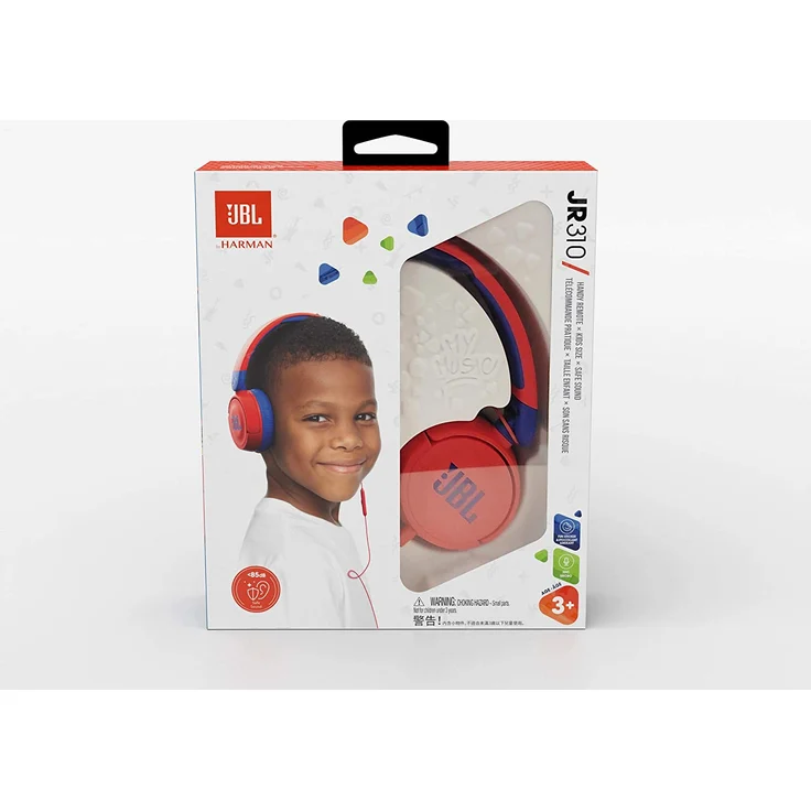 JBL JR 310 Kinder On-Ear-Kopfhörer kabelgebunden rot, blau – Bild 7