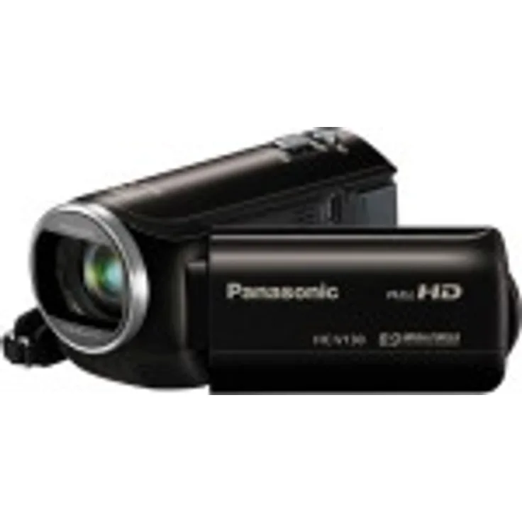 Panasonic HC-V130EG-K Camcorder (38-fach opt. Zoom, 6,7 cm (2,6 Zoll) LCD-Display, 1-5,8-Type BSI MOS Sensor) schwarz