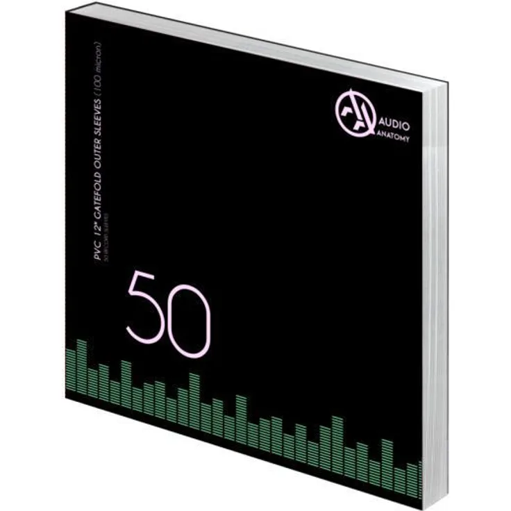 Audio Anatomy Vinyl-Innenhüllen 12 - Weiß, 50 Stück