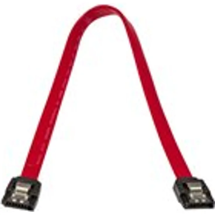 StarTech.com einrastendes SATA-Kabel - Bu/Bu - SATA-Kabel - Serial ATA 150/300 - 7-poliges SATA (W) - 7-poliges SATA (W) - 30cm - Rot - für P/N: PEXSAT31E1, SATSASBAY425, PEXSAT32, DRW110SATBK (LSATA12)