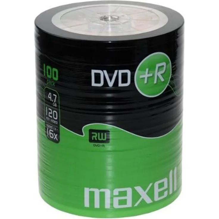 100 Maxell DVD+R 4,7 GB 16x Speed in Shrink - Preisvergleich