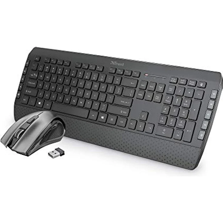 Trust Tecla-2 - Tastatur-und-Maus-Set - kabellos - Deutsch QWERTZ (23415) – Bild 1