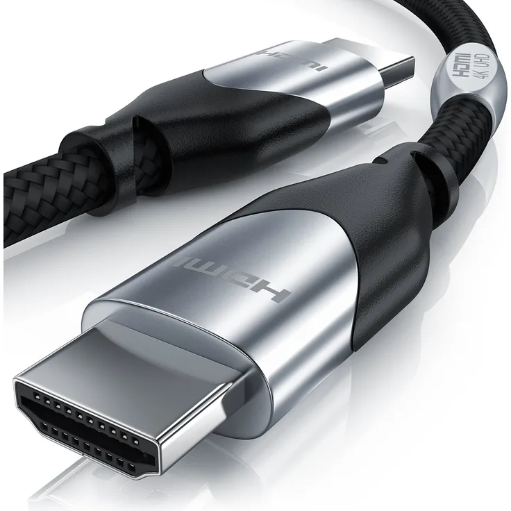 CSL - 7,5m HDMI Kabel 2.0b - Ultra HD 4k 60Hz Gbit s Standard - Ethernet High Speed HDMI 2.0 - Ultra HD 3D ARC C HDCP HDR - 3-Fach geschirmt - Platin Edition