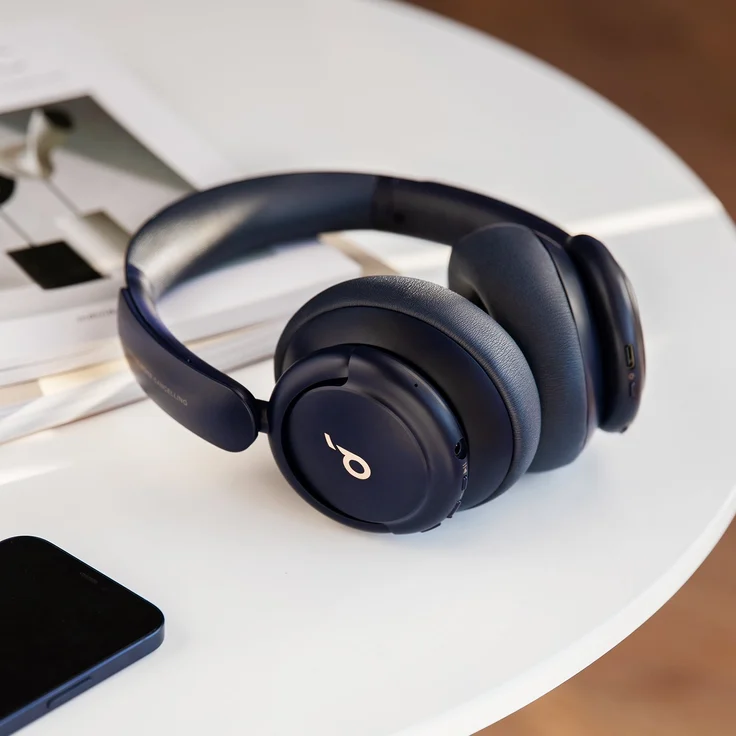 Anker Soundcore Life Q30, Midnight Blue Over-Ear-Kopfhörer mit Bluetooth, Mikrofon, Noise Cancelling, blau – Bild 5