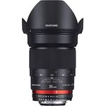 Samyang 35-1,4 Objektiv DSLR Canon EF manueller Fokus Fotoobjektiv, Weitwinkelobjektiv schwarz
