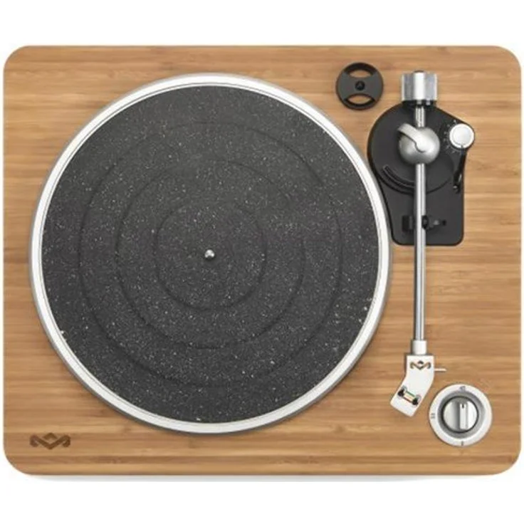House of Marley Stir It Up Plattenspieler, Vinyl-Plattenspieler, Record Player, Turntable, Stereo-Vorverstärker, USB-Anschluss, Schallplatte zu PC, 33 + 45 RPM, Anti-Skating, RCA Audio out 3.5mm – Bild 1