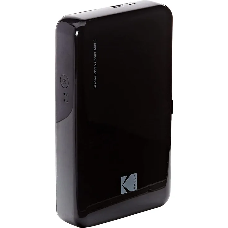 Kodak Mini 2 HD Wireless Mobile Instant Fotodrucker w - 4 Pass patentierte Drucktechnologie (Schwarz) - Kompatibel mit iOS & Android-Geräte - Echte Tinte in Einem Instant