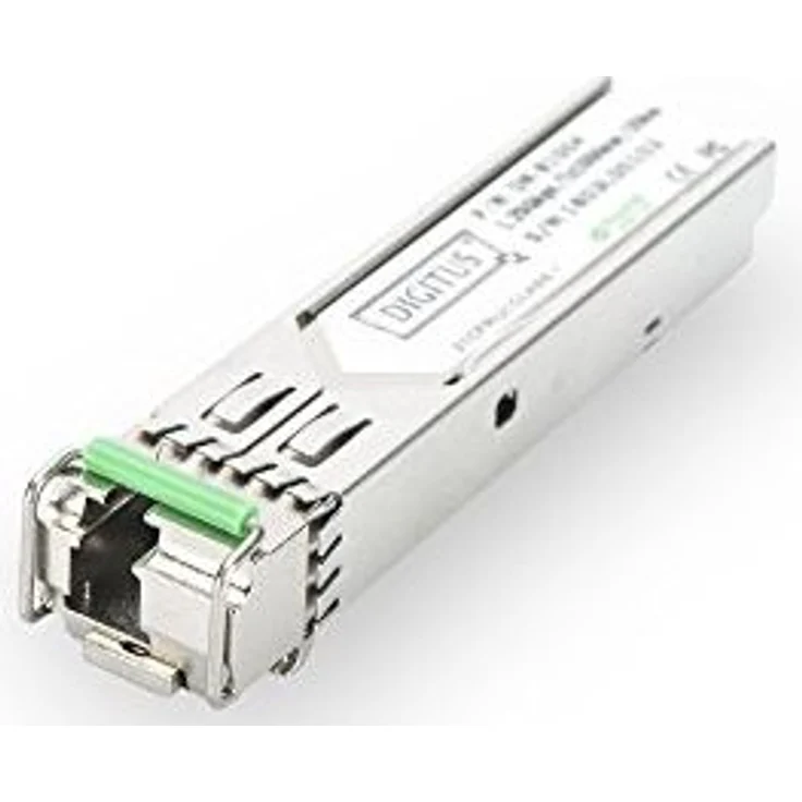 DIGITUS Gigabit SFP Modul, Mini GBIC, Singlemode, LC Simplex (BiDi), Tx 1550nm - Rx 1310nm, 20 km, 1.25 Gbit-s – Bild 1