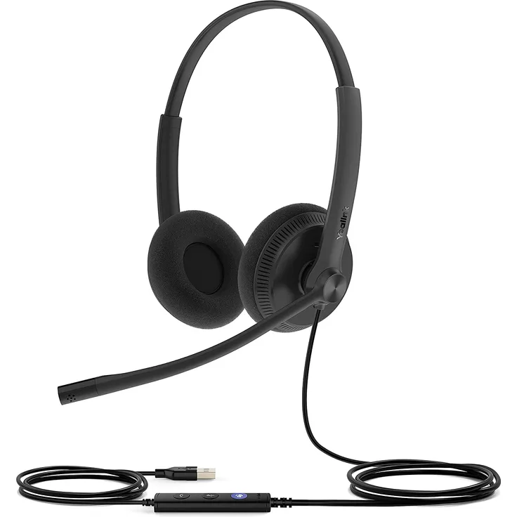 Yealink Headset UH34 Lite Dual Teams Schwarz