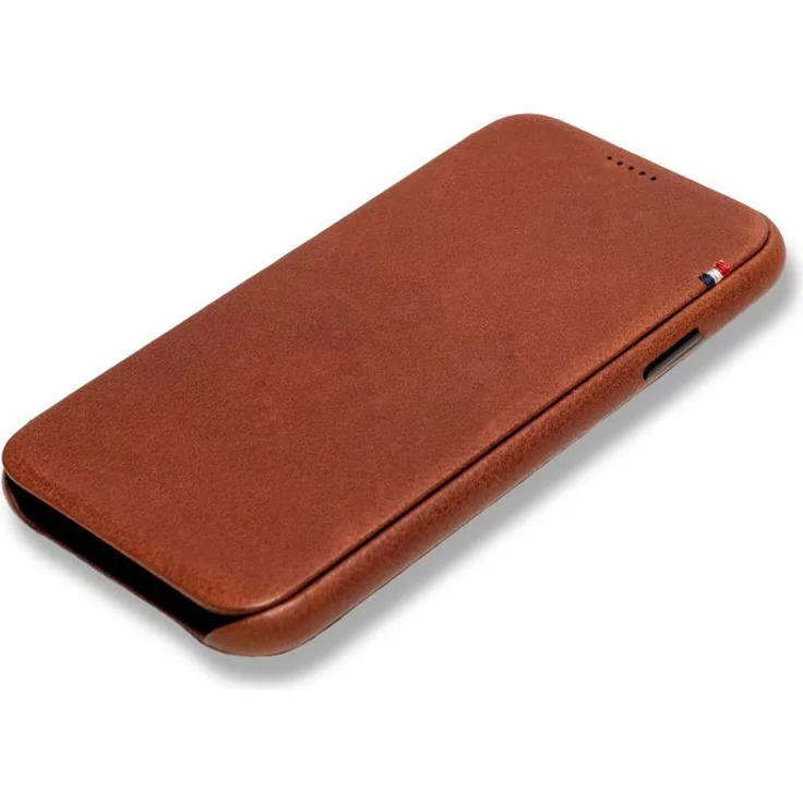 Decoded Slim Wallet, Leder-Schutzhülle für iPhone XS Max, braun