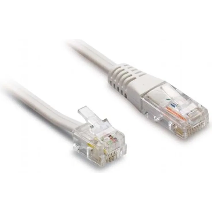 Metronic Verbindungskabel (RJ-45 auf RJ-11, 3 m, weiß
