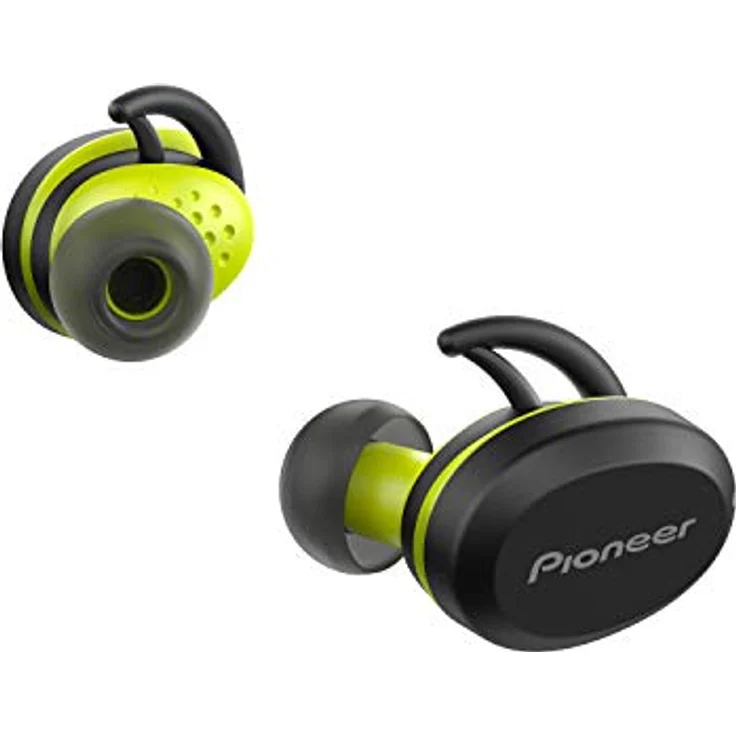 Pioneer E8TW-Y Truly Wireless Kopfhörer (Bluetooth, In-Ear, Sport, 3 h Spielzeit pro Ladung) Gelb – Bild 1